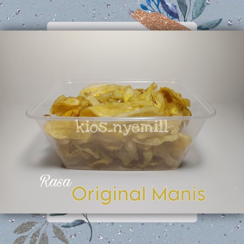 

Keripik Pisang Kepok ASLI rasa Original Manis