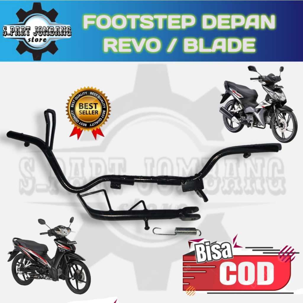 Besi Bostep Honda Revo Step postep footstep Pijakan kaki depan Revo Absolut Blade Lama Revo fit