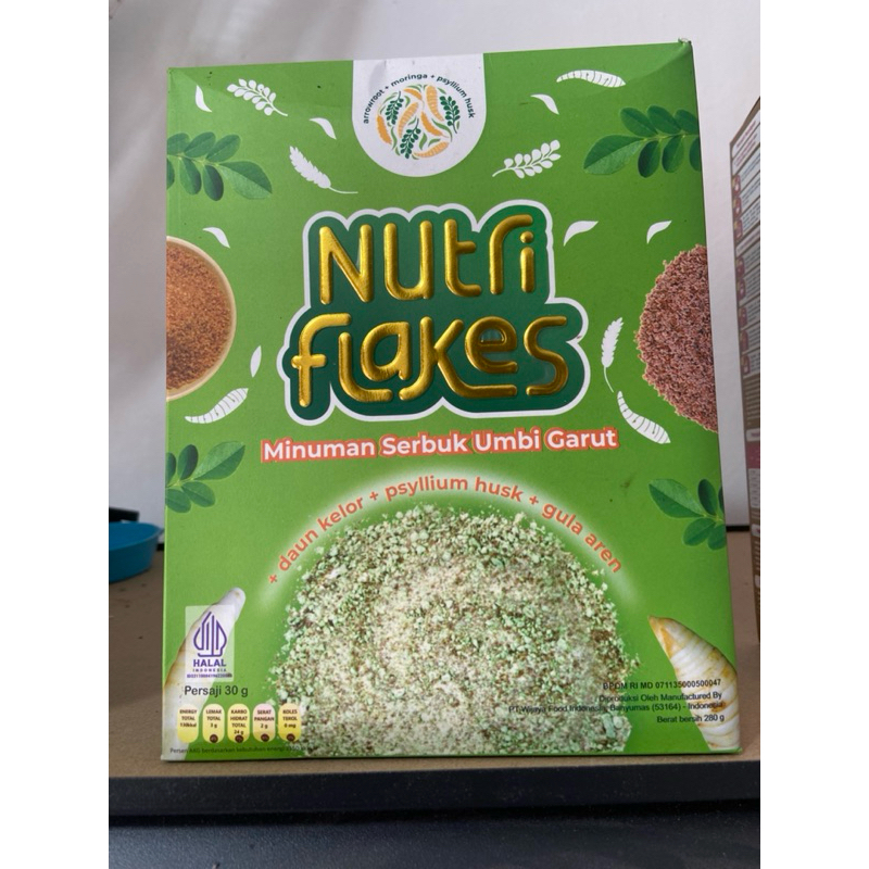 

NutriFlakes Sereal Umbi Garut oat