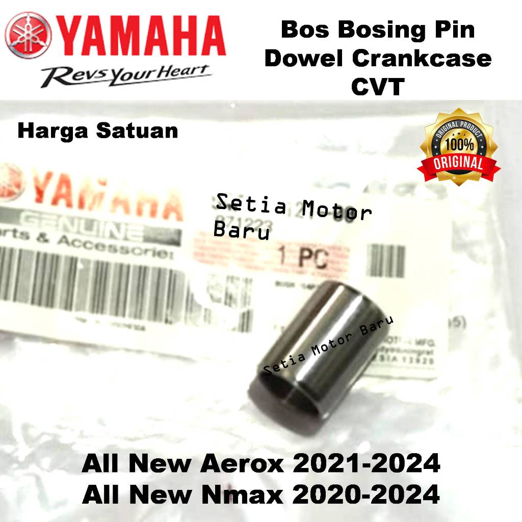 Bos Bosing Pin Dowel Crankcase Cvt All New N Max Nmax Aerox Ori Asli Yamaha