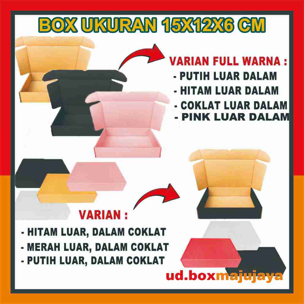 

Box 15x12x6 Cm / Box Lipat Samping / Box Hampers