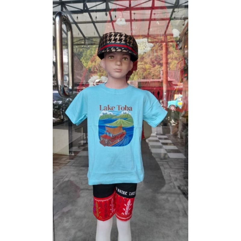 kaos lake toba anak premium