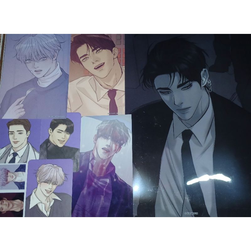 Set Manhwa BL Lezhin Pearl Boy Merch Mofun