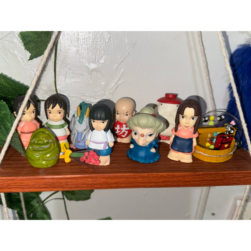 SPIRITED AWAY figure figur studio ghibli finger puppet boneka jari bonjar set