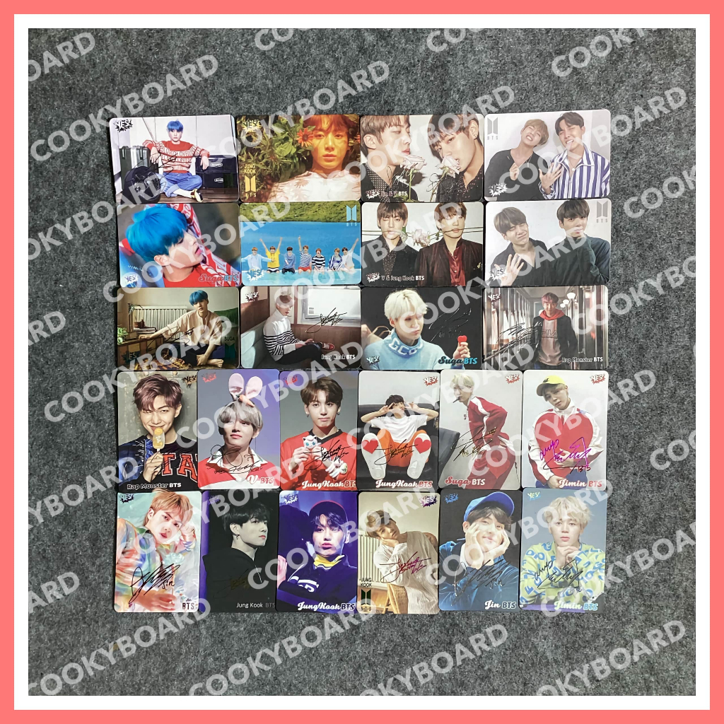 [Cooky Board] PC Photocard Yescard Group RM Suga V Namkook Taekook Jin Taehyung Namjoon YC Jungkook 