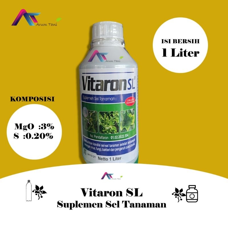 VITARON SL 1 LT Suplemen Sel Tanaman / pupuk daun