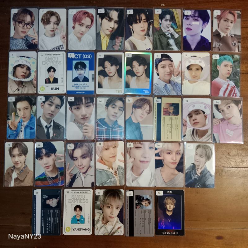 Photocard KUN WINWIN TEN HENDERY XIOJUN YANGYANG WAYV Official (Ccomaz Binder NCT Home Sanrio univer