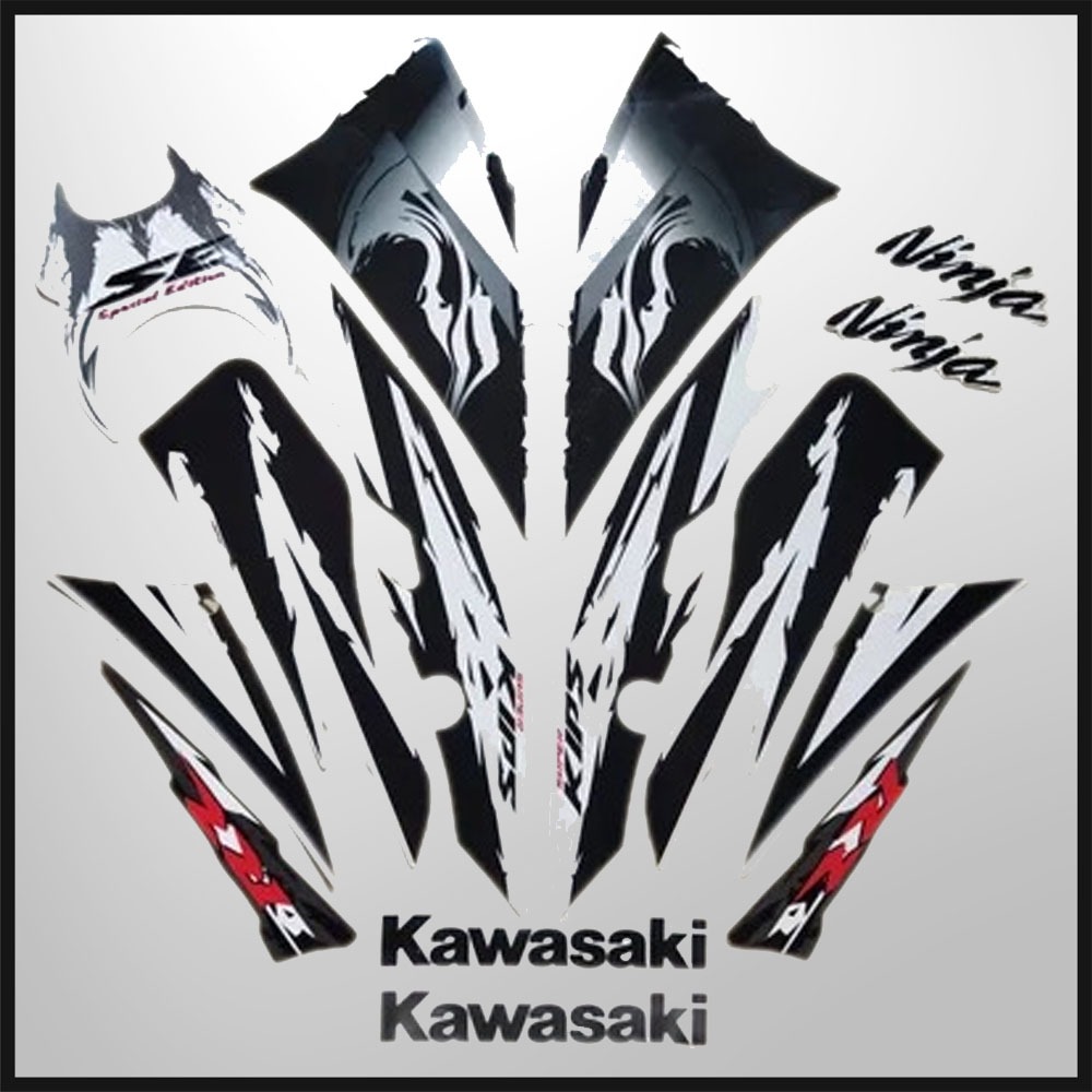 STRIPING STANDART KAWASAKI NINJA RR SE 2012 STIKER BODY NINJA RR SE 2012 LIS BODY NINJA 2012TERMURAH