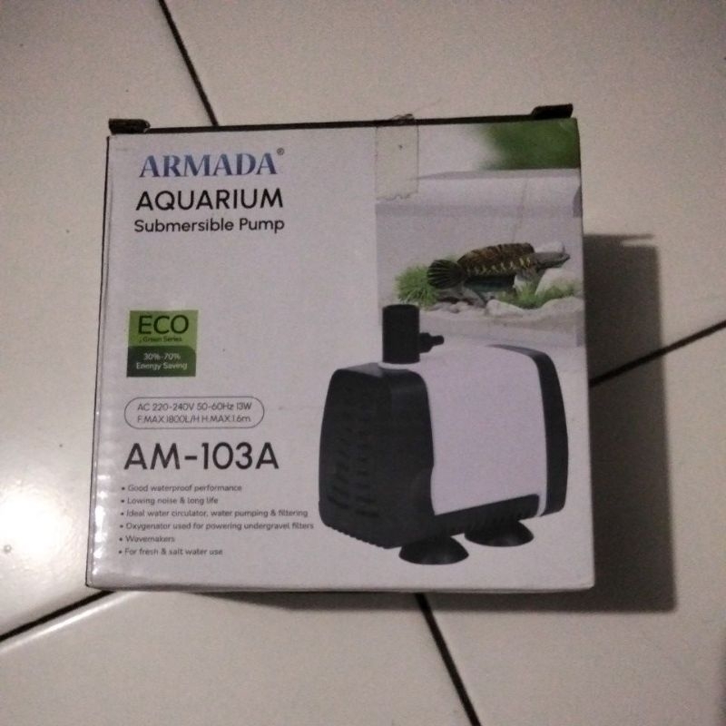 POMPA AQUARIUM ARMADA AM-103A / SUBMERSIBLE POWER HEAD ARMADA AM - 103A