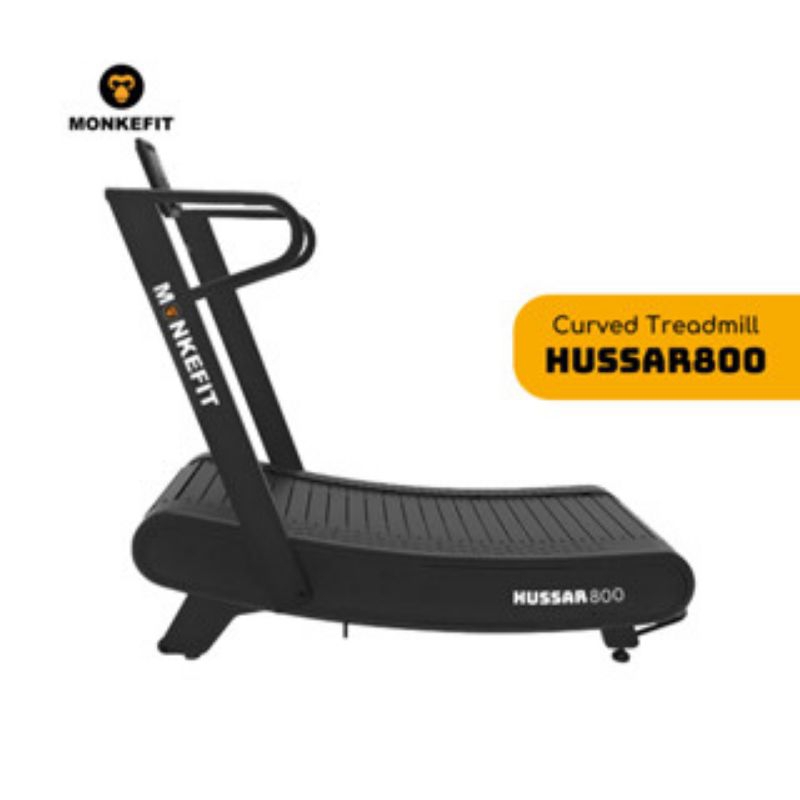 Monkefit HUSSAR800 Curve Treadmill - Treadmill Manual - tanpa listrik