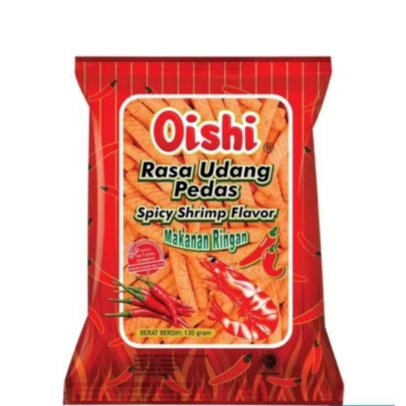 

Oishi Kraker Rasa Udang Pedas Snack 130g