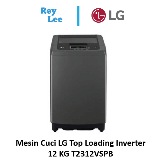 Mesin Cuci Top Loading 12 Kg LG Smart Inverter Motor T2312VSPB