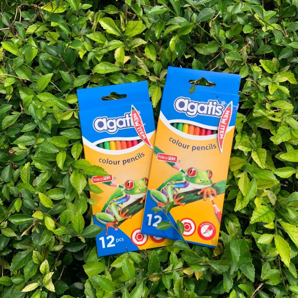 

[Okestorepgs] Pensil Warna 12 Warna Agatis - Pensil 12 Warna Panjang Agatis - Pensil Warna Agatis 12 Warna
