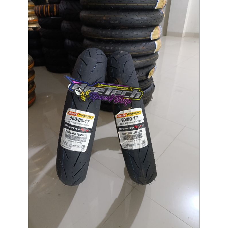 Ban Aspira Premio Ring 17 Ukuran 100/80 & 90/80