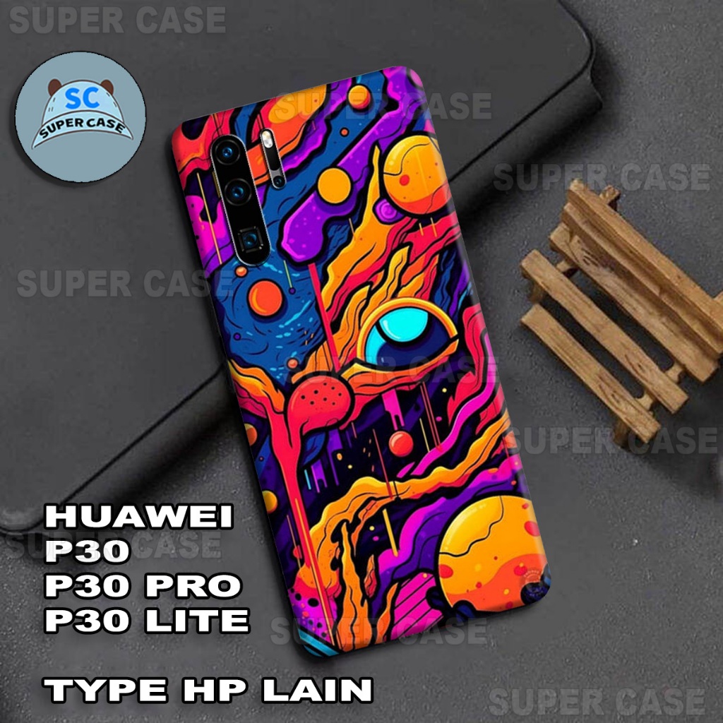(Q13) Case HP untuk  HUAWEI P30 / P30 PRO / P30 LITE  Terbaru | MOTIF  ABSTRAK | Kesing HUAWEI P30 /