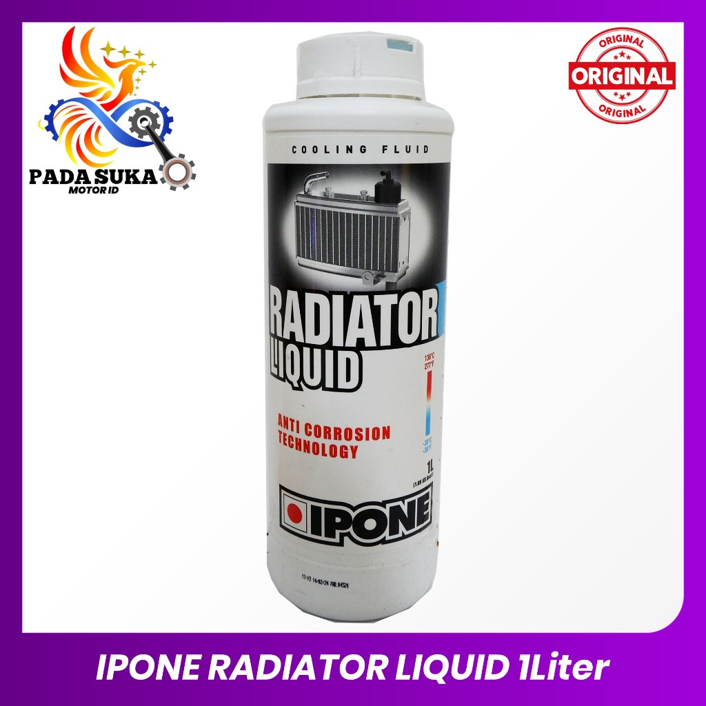 Coolant Racing Ipone Radiator Liquid 1 Liter / IPONE Radiator Liquid ORIGINAL IPONE 100%