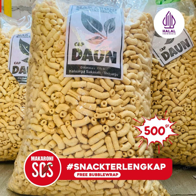 

Makaroni Original Asin Mekar 500Gr | 1/2Kg Snack Makaroni Goreng Mekar Food