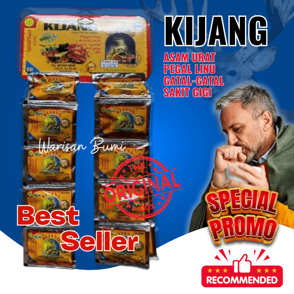 

KAPSUL ASAM URAT KIJANG ISI 20 SASET ORIGINAL PEGAL LINU