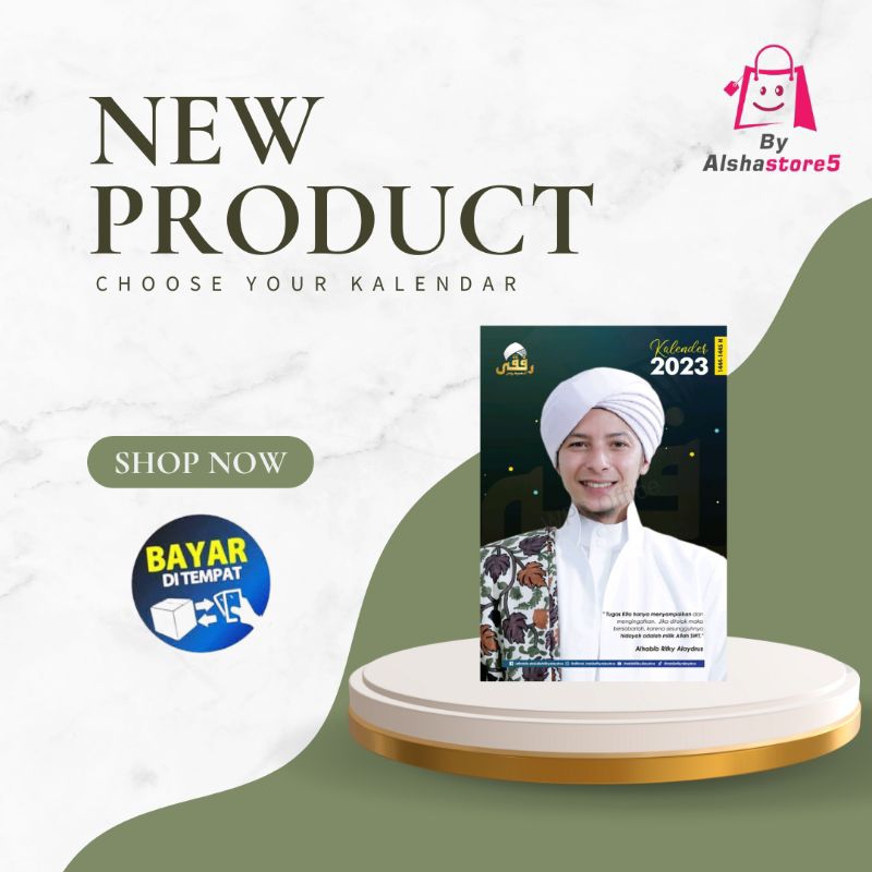

Kalendar Habib Rifky Alaydrus 2023 Kalendar Islam Limited Edition / Kalendar Habaib / Kalendar Viral