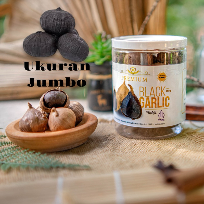 

Black Garlic 250g Ukuran Jumbo Premium Annahl Bawang hitam tunggal besar