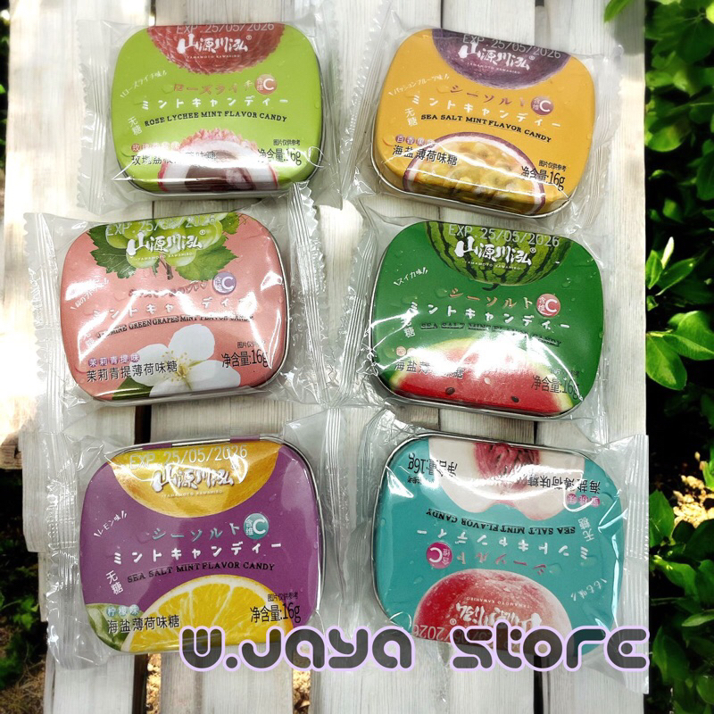 

YK Mint Flavor Candy 16g Permen Mint Rasa Buah