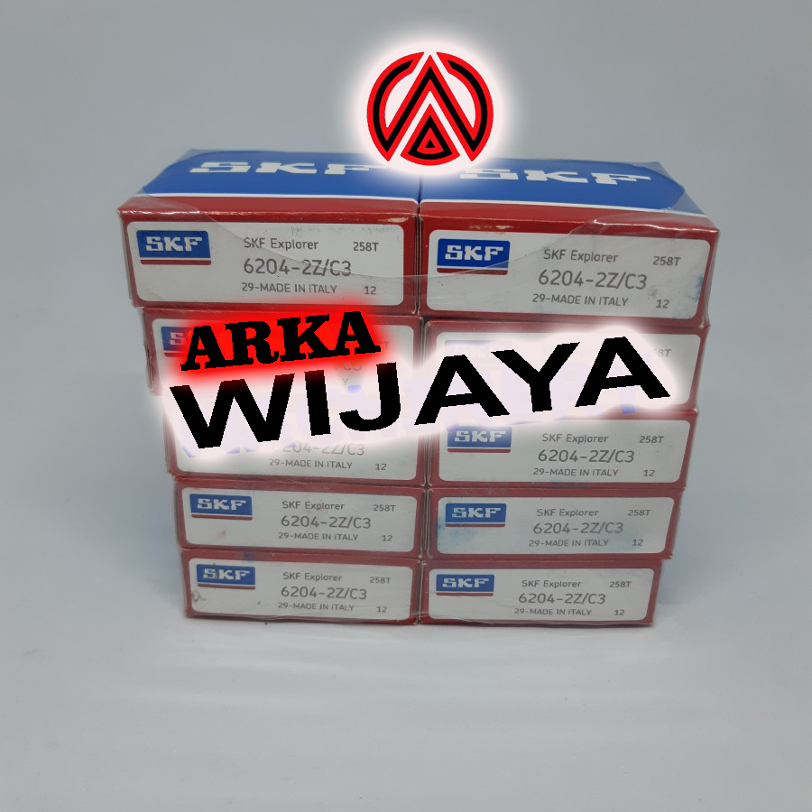 BEARING 6204 ZZ / 6204ZZ / 6204 2Z SKF C3 ITALY