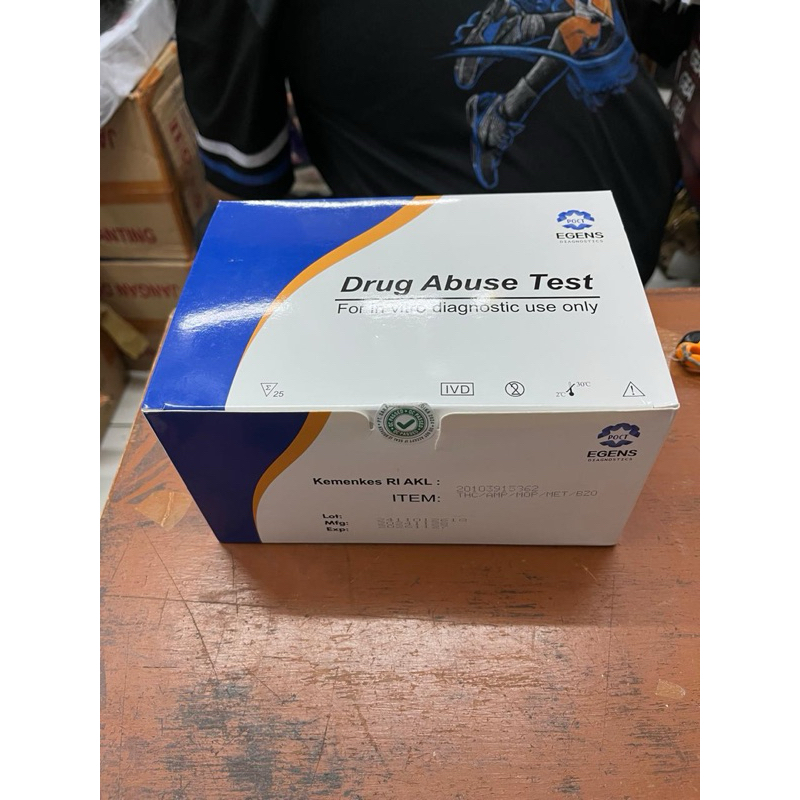 Drug Abuse Test 5 Parameter box isi 25 merk Egens /  Drug Test Napza Multi 5 Parameter