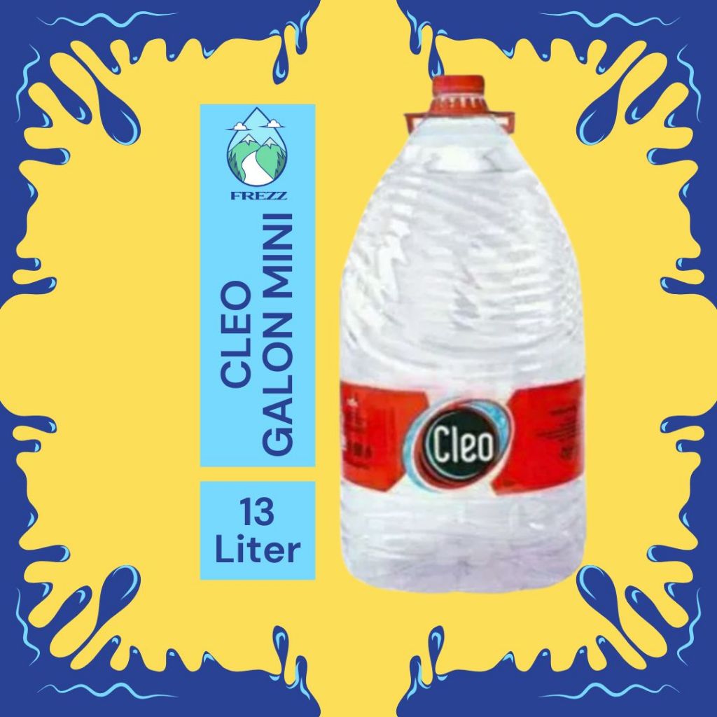 

(INSTANT) CLEO GALON MINI 13 LITER - READY CLEO GALON SEKALI PAKAI , 550 , 220ml ,Gelas Air Minum Kemasan Botol Minuman Kardus