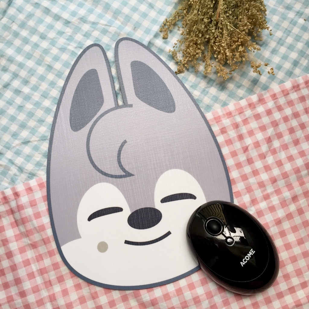 Ready Stock Mousepad Stray Kids Wolf Chan Jiniret Bbokari Quokka Dwaekki Leebit PuppyM Foxy NY
