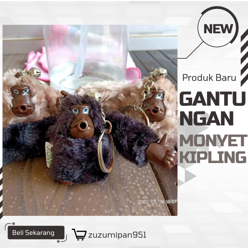 Gantungan terbaru|gantungan tas|Gantungan monyet kipling asesoris tas