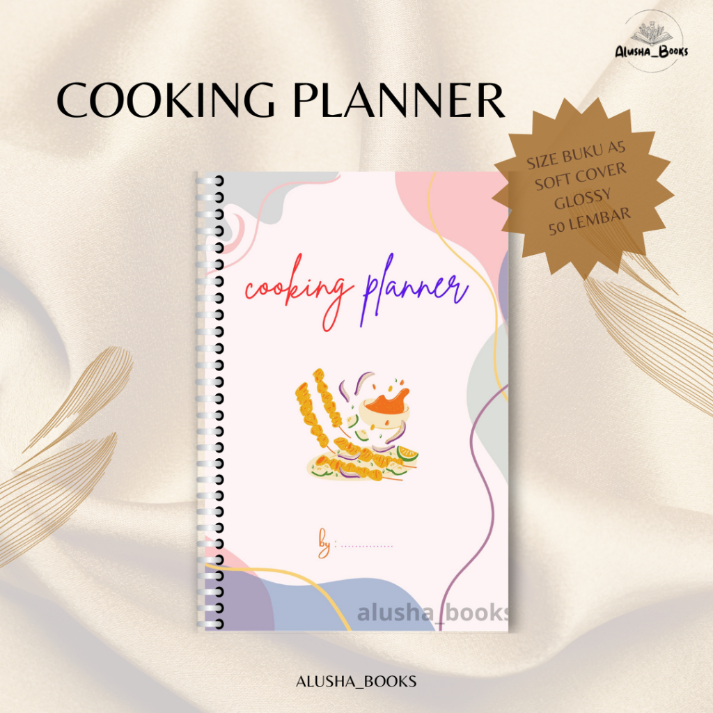 

Buku Planner Masak, Cooking Planner, Buku Resep, Note Masak