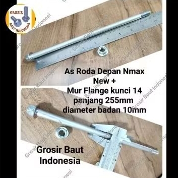 Set As Roda Depan New Nmax + Mur