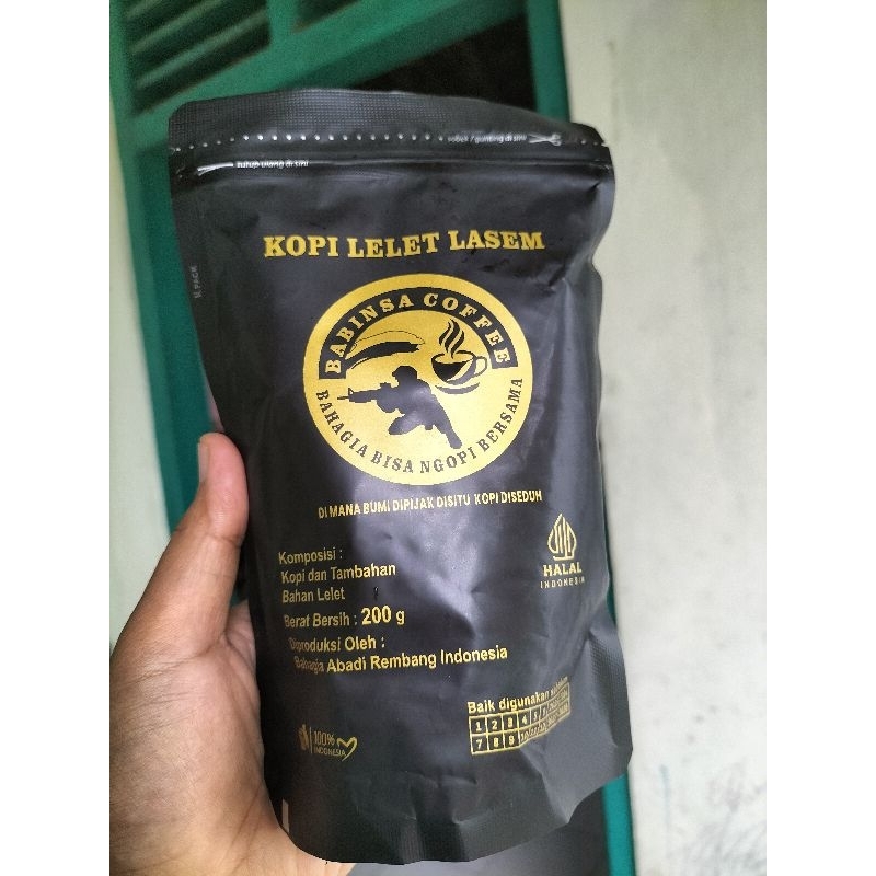 

kopi lelet Lasem Babinsa coffee