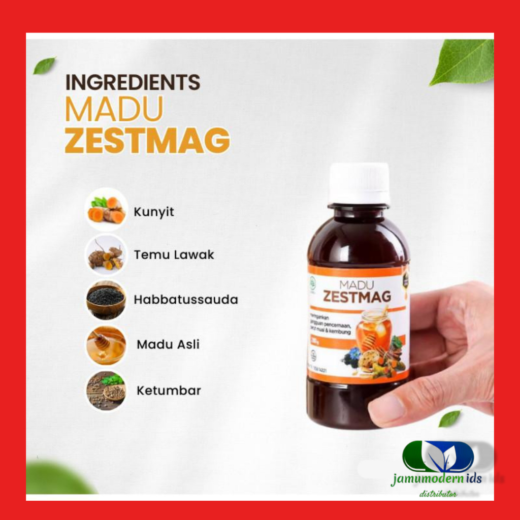 

MADU ZESTMAG - Obat Herbal Asam Lambung GERD ANXIETY Maag Kronis Tukak Lambung Ampuh