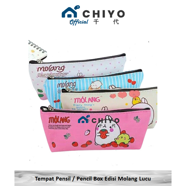 

CHIYO Living - Tempat Pensil / Pencil Box Edisi Molang Lucu READY STOCK