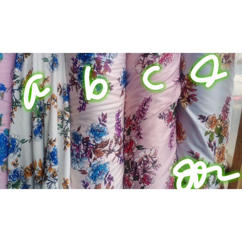 kain maxmara motif bunga