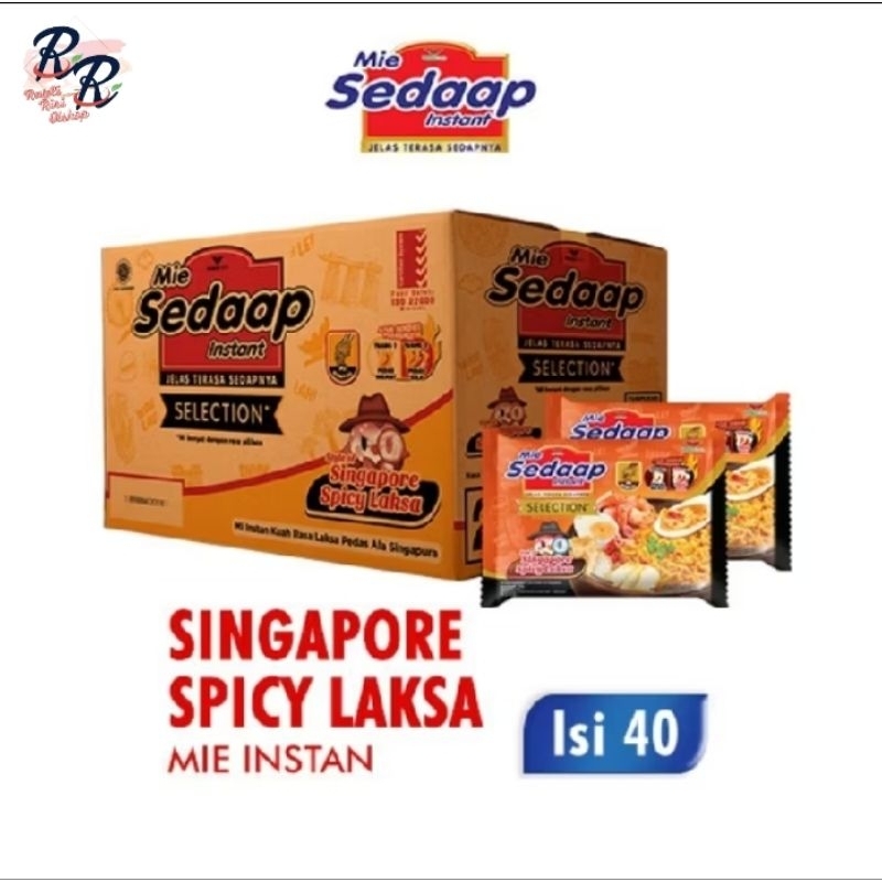

MIE SEDAAP SINGAPORE SPICY LAKSA 1 DUS ISI 40PCS
