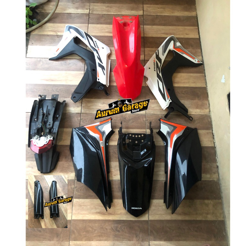 Cover set body bodyset coverset merah putih hitam black Extreme CRF 150L 150 L CRF150L assy AHM Ori 