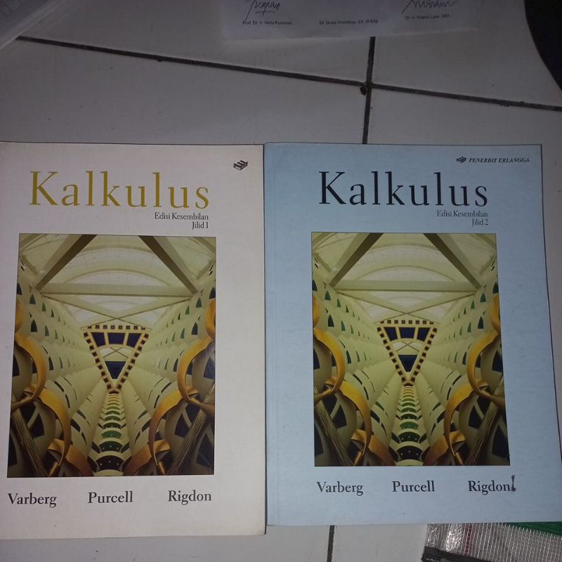 BUNDLE Kalkulus Purcell Edisi 9 Jilid 1+2 ORIGINAL Erlangga Bahasa Indonesia