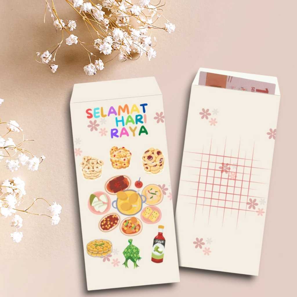 

(ukuran uang) Amplop Lebaran Panjang Simple & Modern - Pilihan Motif Beragam, Kualitas Premium