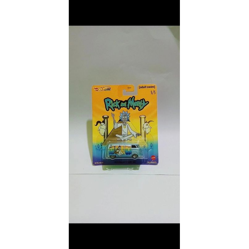 HOTWHEELS VW T1 PANEL BUS RICK AND MORTY