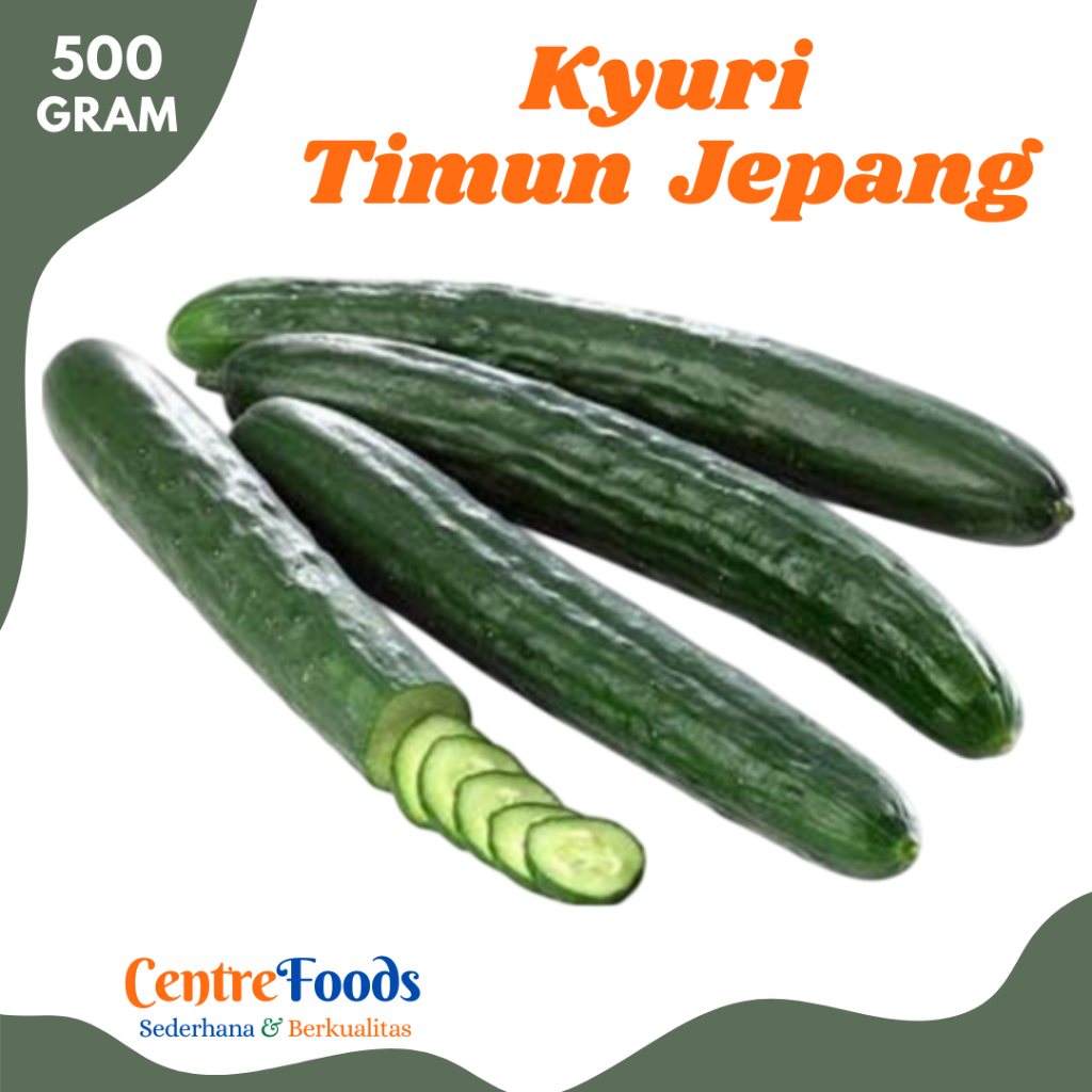 

KYURI Hijau - Timun Jepang Fresh | 500gr [ Harga Per 0,5 Kg ]
