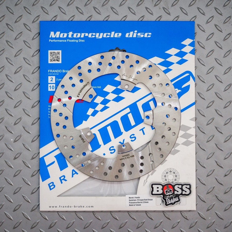 Disc Brake Frando 220mm Vespa Sprint Primavera S LX LXV