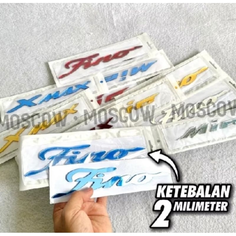 EMBLEM YAMAHA FINO XMAX MIO J MIO M3 MIO SMILE MIO SPORTY MIO Z MIO S MIO SOUL GT 125 AKRILIK 3D LOG