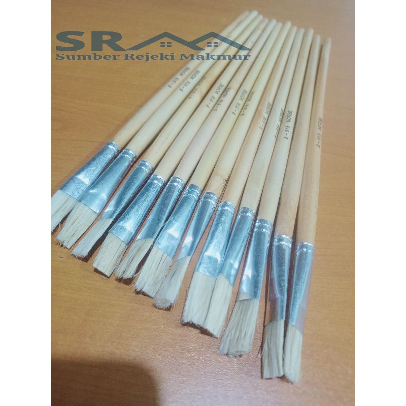 

(1 Lusin) Kuas Lukis no 8 Merk Morse isi 12 pcs