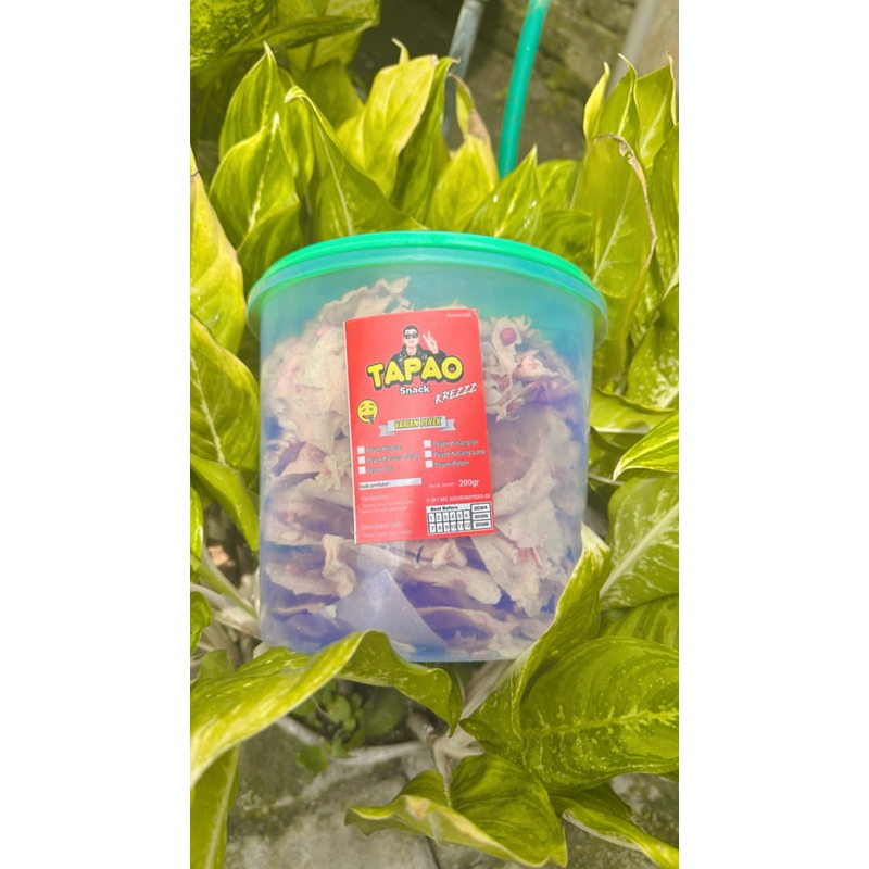 

PEYEK 5liter (seer) 1x GORENG DAUN JERUK BERAT 650gram