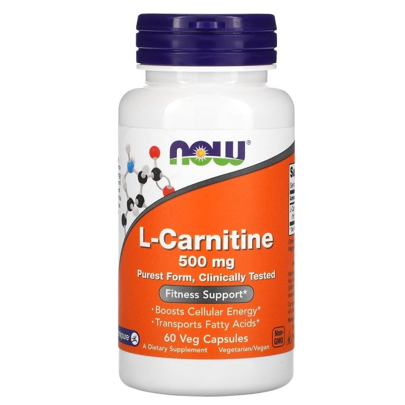 NOW L-Carnitine 500 mg Fitness Support