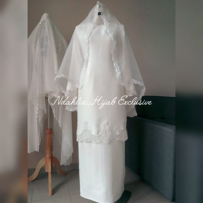 BAJU PENGANTIN MUSLIMAH MELAYU PREMIUM