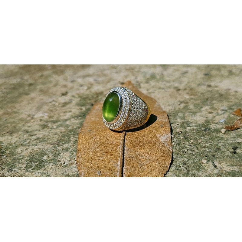 BATU KONTES IDOCRASE NEON GREEN POLOS SMALL kode03