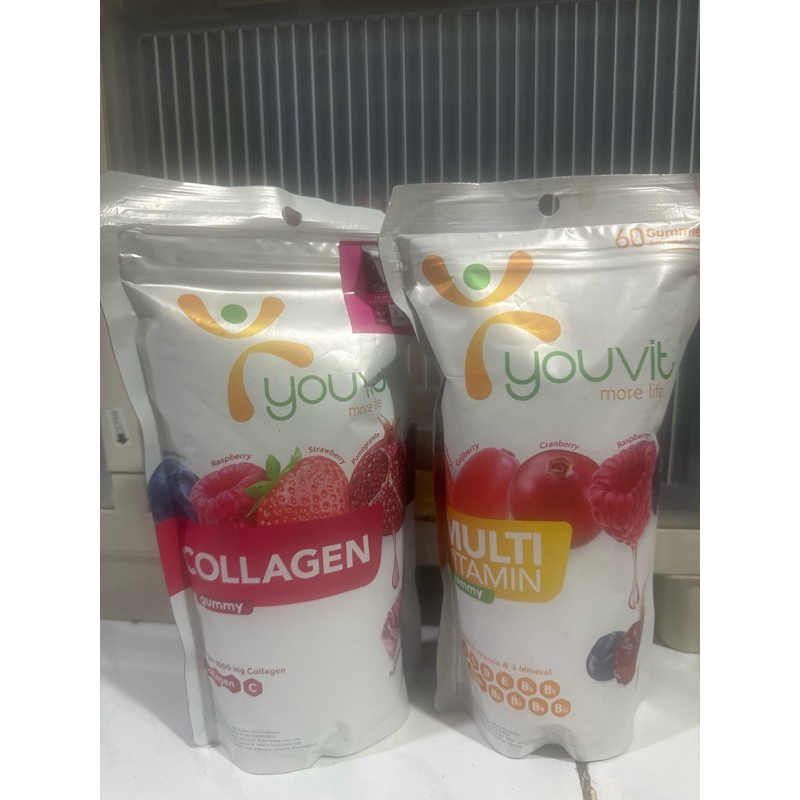 YOUVIT COLLAGEN ldan YOUVIT MULTIVITAMIN 60 Gummies